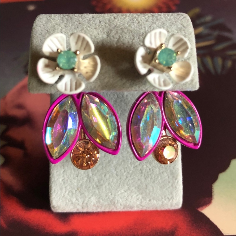 NWOT BETSY JOHNSON 2-Way Earrings